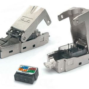 Conector Field Termination Plug Nitrotel Cat 6E STP (NTFTPC6A0A-SH) - Imagen 1