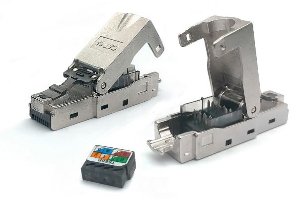Conector Field Termination Plug Nitrotel Cat 6E STP (NTFTPC6A0A-SH)