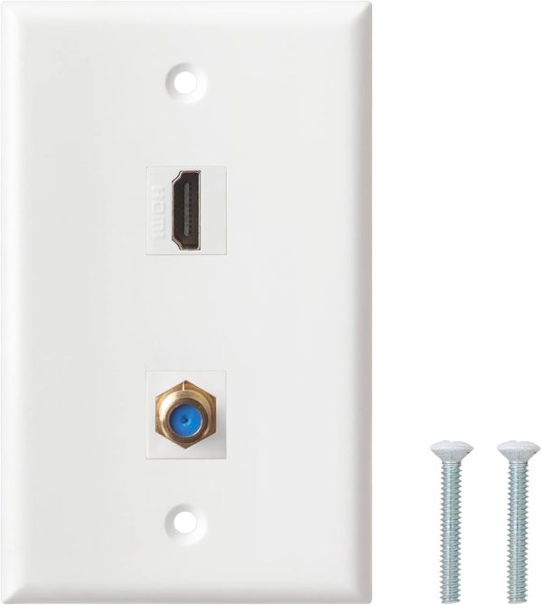 Placa de Pared Nitrotel con Puerto HDMI y Conector F-81