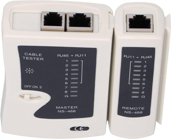 Probador de Cables Nitrotel NTNCT-468 para RJ11 y RJ12